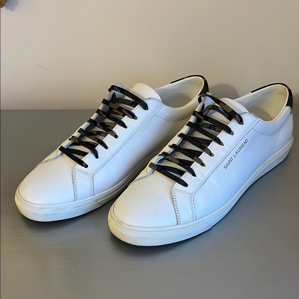Saint Laurent White leather sneakers